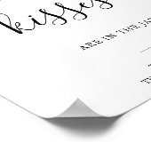 Groen raad hoeveel kisses Vrijgezellenfeest game Poster (Hoek)