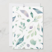  groen rand wit Vrijgezellenfeest Kaart (Achterkant)