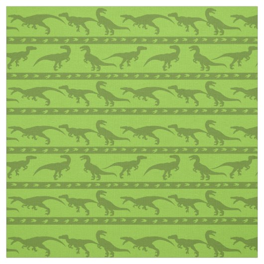 Groen Raptorpatroon Stof (Swatch)