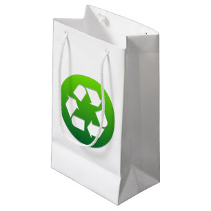 Groen Recyclen bord Klein Cadeauzakje