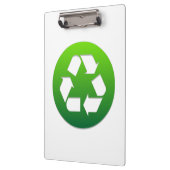 Groen Recyclen bord Klembord (Links)