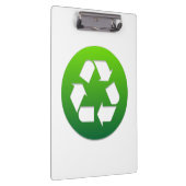 Groen Recyclen bord Klembord (Rechts)