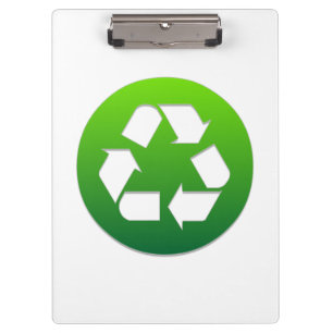 Groen Recyclen bord Klembord