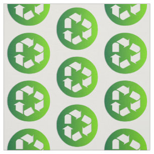 Groen Recyclen bord Stof