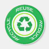 Groen recyclen - Magneet (Voorkant)