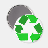 groen recyclen magneet (Voorkant / Achterkant)