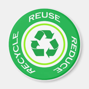 Groen recyclen - Magnet