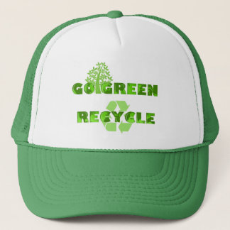 Groen Recyclen milieu-Pet Trucker Pet
