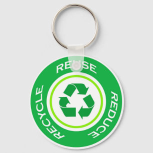 Groen recyclen - Sleutelhanger