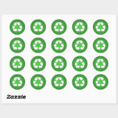 Groen Recyclen Stickers 001 (Vel)