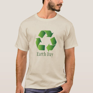 Groen Recyclen symbool T-shirt