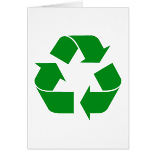 Groen recyclingsymbool