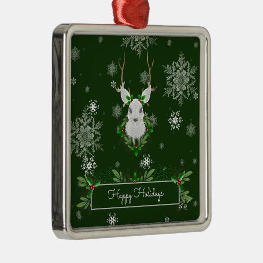 Groen rendierkeramisch Ornament (Rechts)