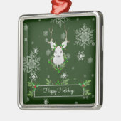 Groen rendierkeramisch Ornament (Links)