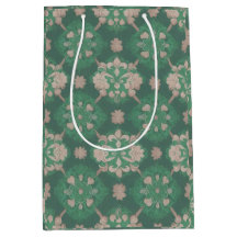 Groen Repetitief Victoriaans Stijlontwerp