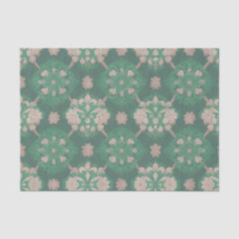 Groen Repetitief Victoriaans Stijlontwerp Tissuepapier