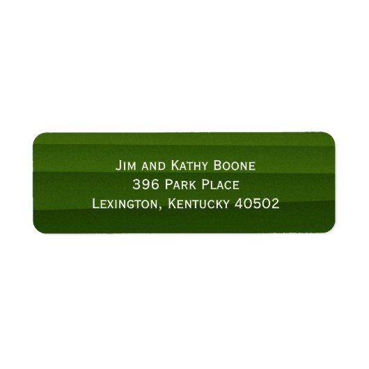 Groen retouradres etiket (Voorkant)