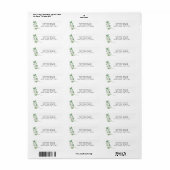 Groen Retouradres Etiket (Full Sheet)