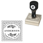 Groen Retouradres Stempel (Gestempeld)