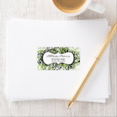 groen, retouradreslabel etiket (Insitu)