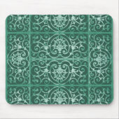 Groen rolpatroon muismat (Voorkant)