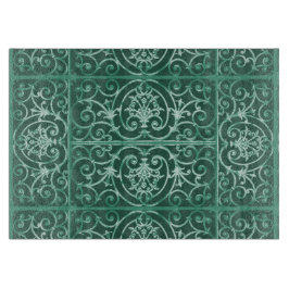 Groen rolpatroon snijplank