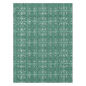 Groen rolpatroon tafelkleed (Voorkant)