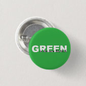 Groen Ronde Button 3,2 Cm (Voorkant /achterkant)