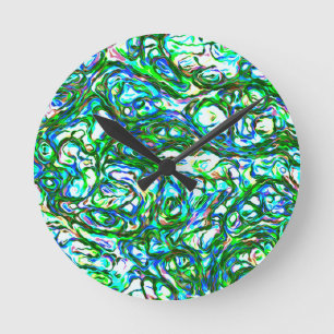 GROEN RONDE KLOK