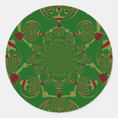  Groen Ronde Sticker (Voorkant)