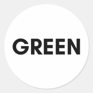 groen ronde sticker