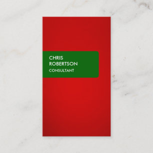 Groen Rood Aantrekkelijk Visitekaartje