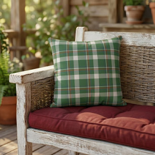 Groen Rood Blauw Wit Cool Houthakkers Schotse Ruit Buitenkussen