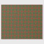 Groen Rood Decoratieverpakkings papier voor Feestd (Vlak)