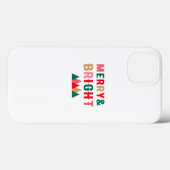 Groen rood en bruin vet typografie Case-Mate iPhone case (Achterkant (horizontaal))
