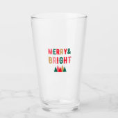 Groen rood en bruin vet typografie glas (Voorkant)