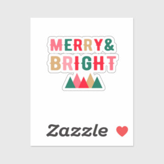 Groen rood en bruin vet typografie sticker