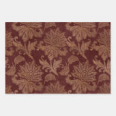 Groen, rood en goudpleister inpakpapier vel (Voorkant 2)