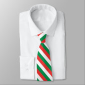 Groen, rood en wit Stropdas (Gebonden)