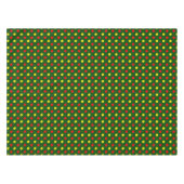 Groen Rood Geel Stippen Design  Tafelkleed (Voorkant (Horizontaal))
