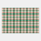 -groen-rood-gele tartaankleurig inpakpapier vel (Voorkant 3)