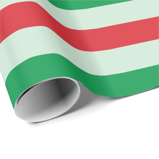 Groen | Rood | Geplakt gepatterd papier met mint (Rol Hoek)