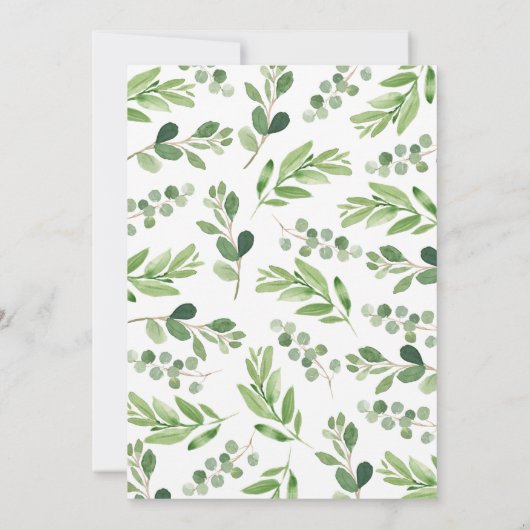 Groen Rood Gezamenlijke Boerderijdieren Bladgroen  Kaart (Achterkant)