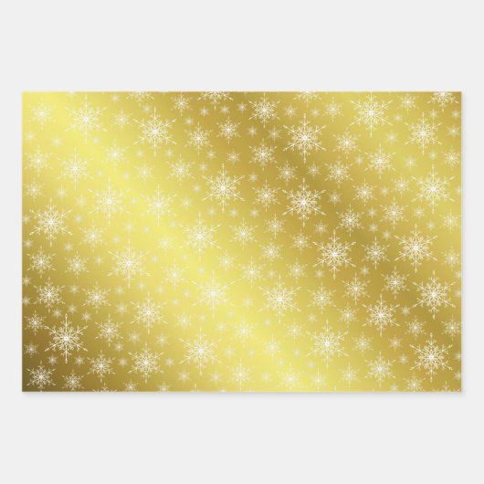 groen, rood, goud, kerstpapier, winter+patte, meer inpakpapier vel (Voorkant 3)