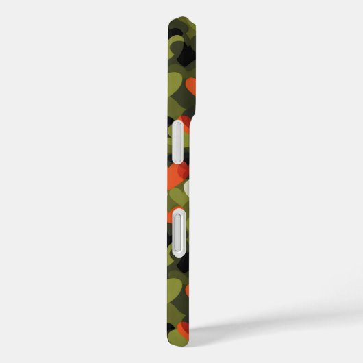 Groen rood hartpatroon Case-Mate iPhone case (Achterkant / Rechts)