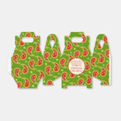 Groen rood Kerstmis ster paisley geschenkdoos Bedankdoosjes (Uitgevouwen)