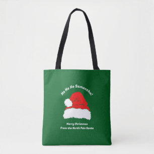 Groen Rood Modern Cadeau voor vrouw Kerstmis Tote Bag