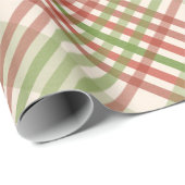 Groen rood patroon met kerstcadeaupapier cadeaupapier (Rol Hoek)