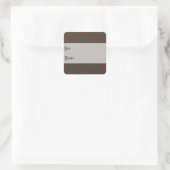 Groen & Rood Plaid Gift Label (Tas)