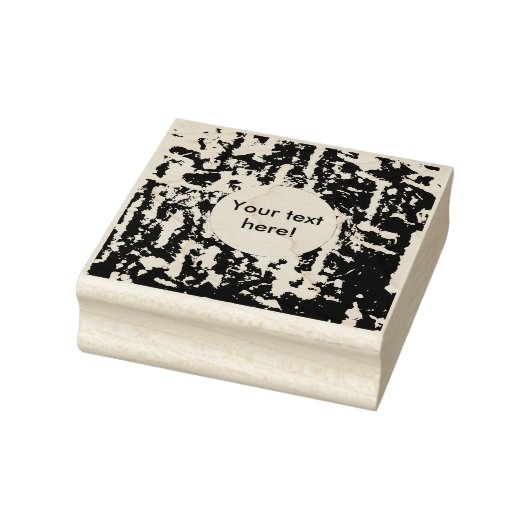 Groen rood plastic abstract ontwerp rubberstempel (Stempel)